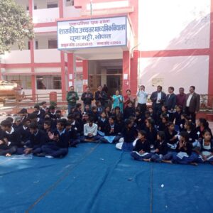 Read more about the article A program of warm sweater distribution was organized in two government schools on 28-11-2022